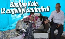 Başkan Kale, 12 engelliyi sevindirdi