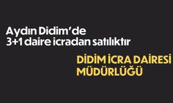 Aydın Didim'de 3+1 daire icradan satılıktır