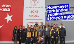 Hayırsever tarafından yapılan istasyon açıldı