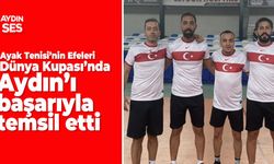 Ayak Tenisi’nin Efeleri, Dünya Kupası'nda Aydın'ı başarıyla temsil etti