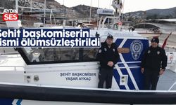 Şehit başkomiserin ismi ölümsüzleştirildi