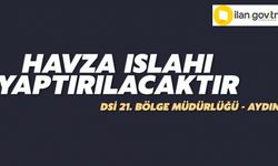 Havza ıslahı yaptırılacaktır