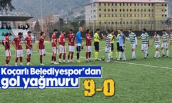 Koçarlı Belediyespor'dan gol yağmuru