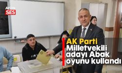 AK Parti Milletvekili adayı Abak oyunu kullandı
