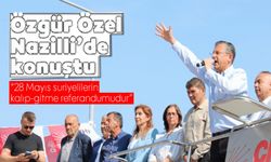 Özgür Özel Nazilli'de konuştu