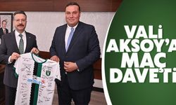 Vali Aksoy’a maç daveti