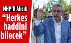 MHP’li Alıcık, “Herkes haddini bilecek”