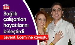 Sağlık çalışanları hayatlarını birleştirdi