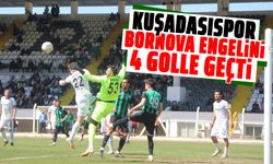 Kuşadasıspor Bornova engelini 4 golle geçti