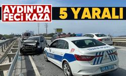 Aydın'da feci kaza; 5 yaralı