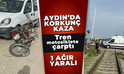 Aydın'da tren kazası; 1 ağır yaralı