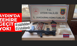 Aydın'da zehire geçit yok! 41 şüpheliden, 4'ü tutuklandı