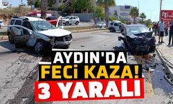 Aydın'da feci kaza! 3 yaralı