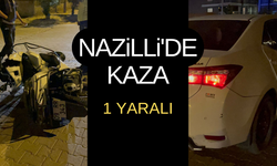 Nazilli'de kaza, 1 yaralı
