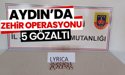 Aydın'da zehir operasyonu; 5 gözaltı