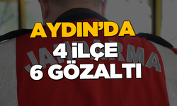 Aydın'da 4 ilçe, 6 gözaltı