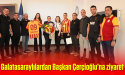 Galatasaraylılardan Başkan Çerçioğlu'na ziyaret