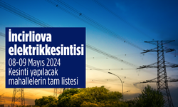 Aydem Duyurdu. İncirliova elektrik kesintisi 08-09 Mayıs 2024 Kesinti yapılacak mahallelerin tam listesi