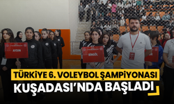 Türkiye 6. Voleybol Şampiyonası Kuşadası’nda Başladı