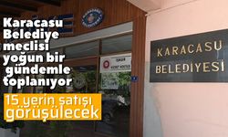 Karacasu Belediye meclisi yoğun bir gündemle toplanıyor: 15 yerin satışı görüşülecek