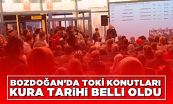 Bozdoğan’da TOKİ konutları kura tarihi belli oldu