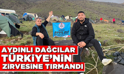 Aydınlı dağcılar Türkiye’nin zirvesine tırmandı
