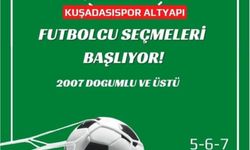 Kuşadasıspor Kulübü genç yeteneklerini seçiyor