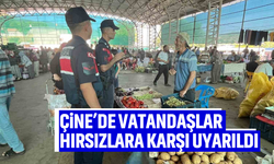 Çine’de vatandaşlar hırsızlara karşı uyarıldı