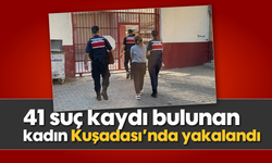 41 suç kaydı bulunan kadın Kuşadası’nda yakalandı