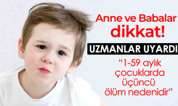 Anne ve Babalar dikkat! Uzmanlar uyardı: "1-59 aylık çocuklarda üçüncü ölüm nedenidir"