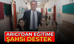 Arıcı’dan eğitime şahsi destek