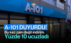 A-101 Duyurdu! Bu kez zam değil indirim: Yüzde 10 ucuzladı