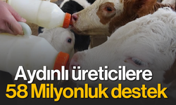 Aydınlı üreticilere 58 Milyonluk destek