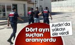 Dört ayrı suçtan aranıyordu, Aydın'da yakalandı