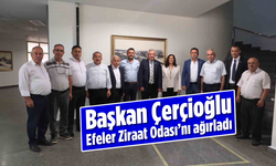 Başkan Çerçioğlu, Efeler Ziraat Odası’nı ağırladı