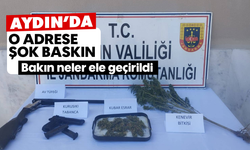 Aydın'da o adrese şok baskın! Bakın neler ele geçirildi