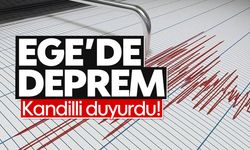 Kandilli Duyurdu: Ege'de Deprem!