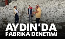 Aydın'da fabrika denetimi