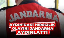 Aydın’daki hırsızlık olayını Jandarma aydınlattı