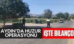 Aydın'da huzur operasyonu; İşte bilanço...