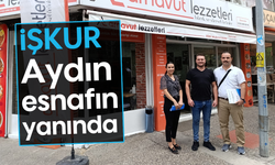 İŞKUR Aydın, esnafın yanında