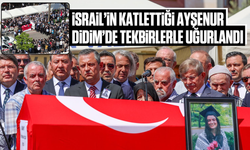 İsrail'in katlettiği Ayşenur, Didim'de tekbirlerle uğurlandı