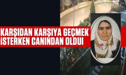 Karşıdan karşıya geçmek isterken canından oldu