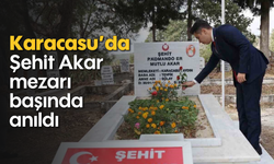 Karacasu’da Şehit Akar mezarı başında anıldı