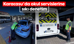 Karacasu’da okul servislerine sıkı denetim