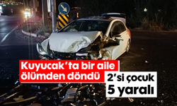 Kuyucak’ta bir aile ölümden döndü: 2’si çocuk 5 yaralı