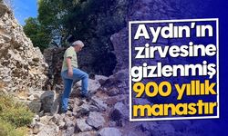 Aydın'ın zirvesine gizlenmiş 900 yıllık manastır