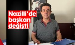 Nazilli’de başkan değişti