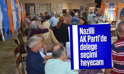 Nazilli AK Parti'de delege seçimi heyecanı başladı