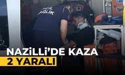 Nazilli'de kaza; 2 yaralı